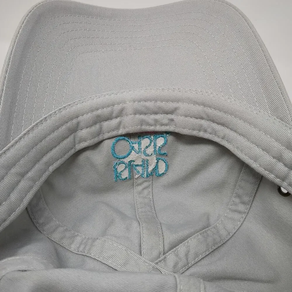 Island Oasis Baseball Cap Gray One Size Slideback Frozen Beverages Graphic Hat